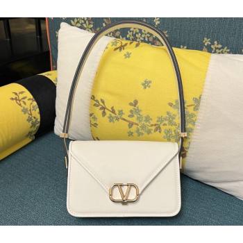 Valentino shoulder Letter Small Bag in smooth calfskin White 2023 (xinyidai-23111722)
