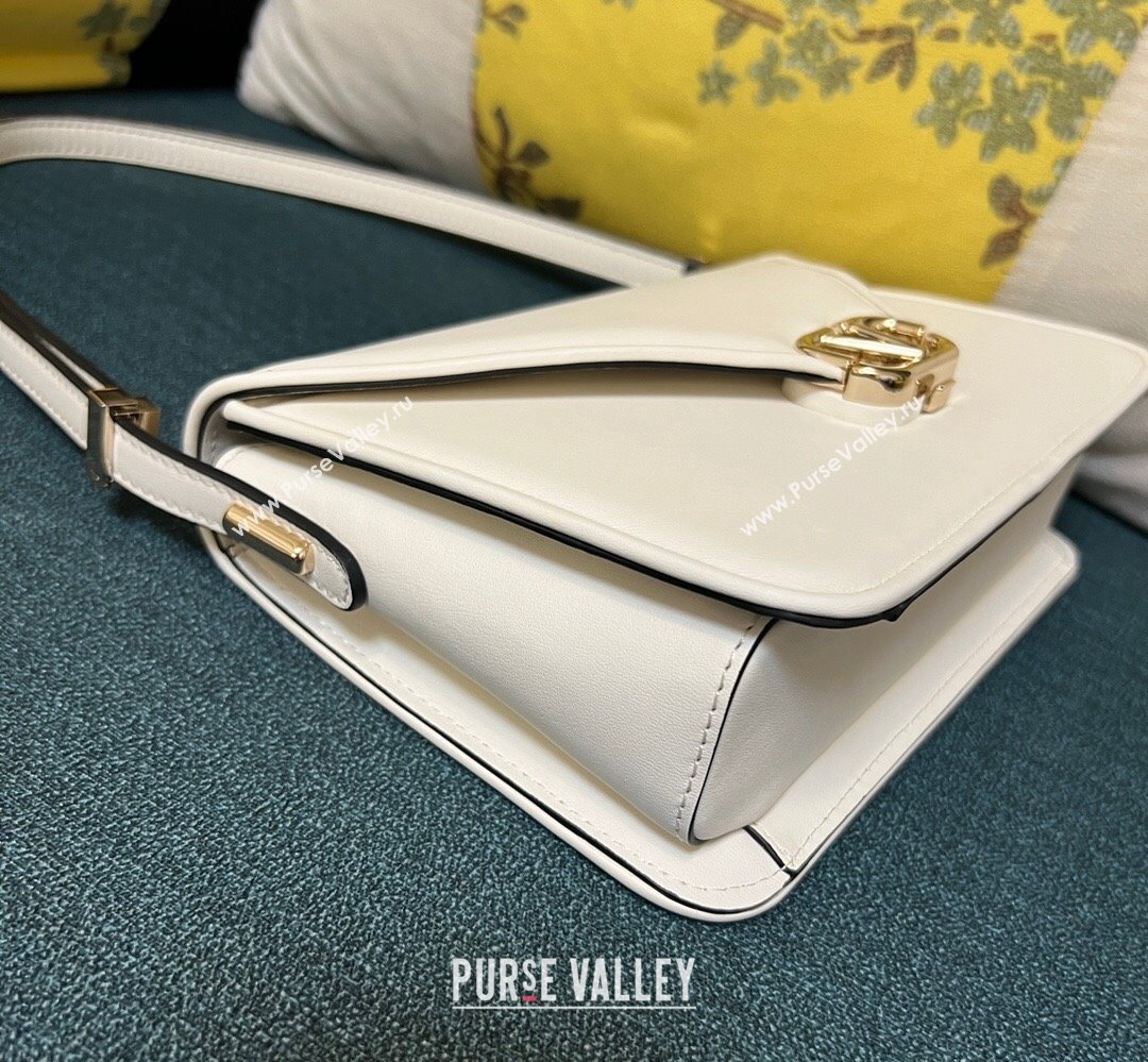 Valentino shoulder Letter Large Bag in smooth calfskin White 2023 (xinyidai-23111712)