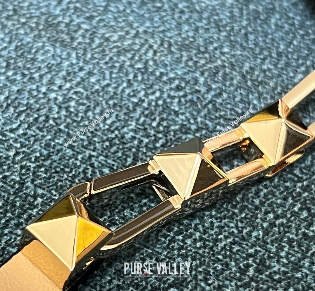 Valentino Rockstud E/W calfskin Small handbag Nude 2023 (xinyidai-23111614)