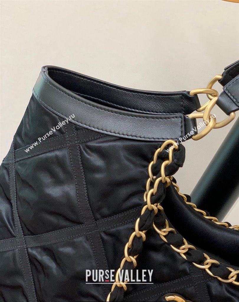 Chanel Maxi Nylon Shopping Tote Bag Black 2023 (jiyuan-23111612)