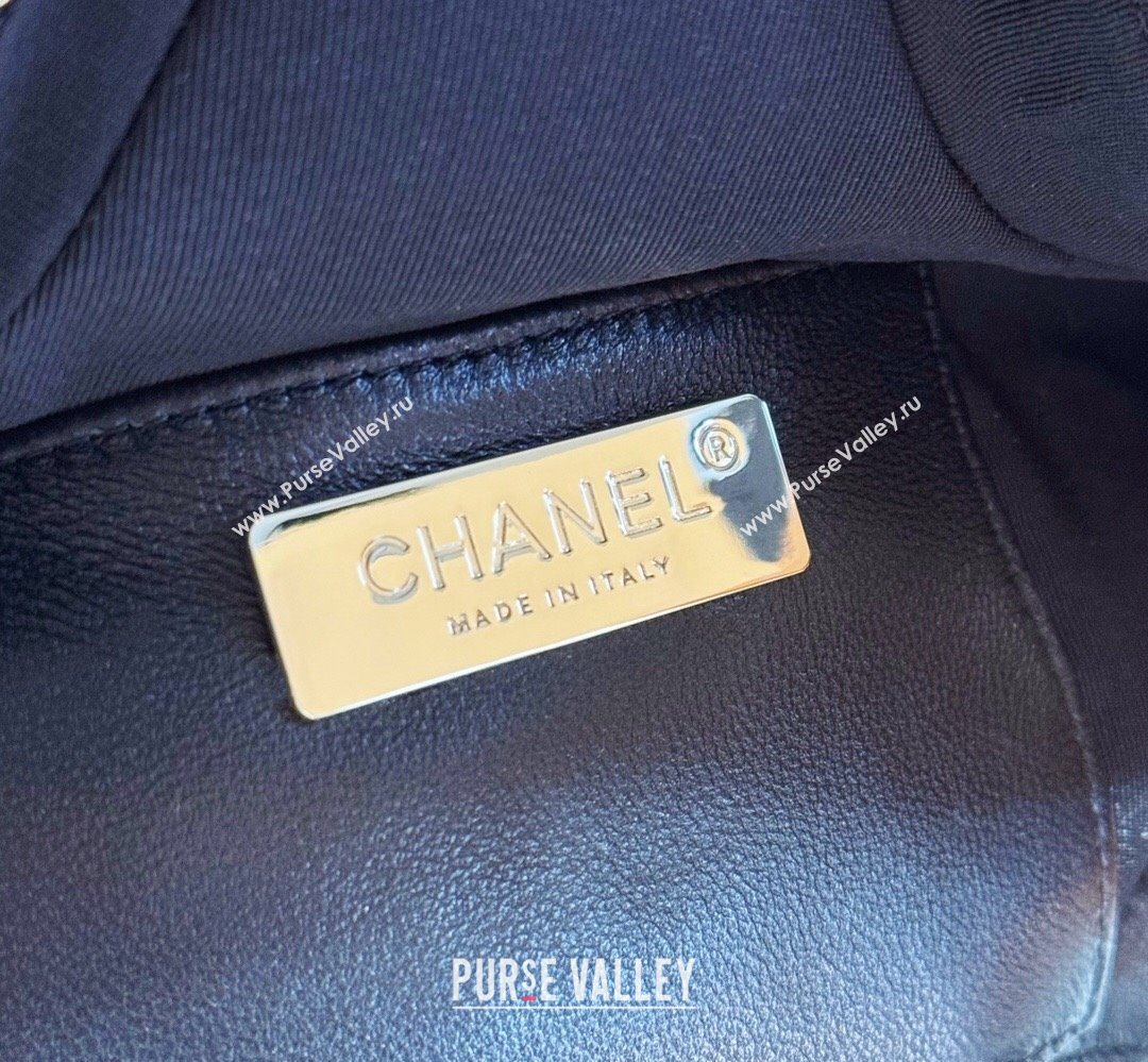 Chanel Lambskin & Gold-Tone Metal Star Handbag AS4579 Black 2023 (jiyuan-23111601)