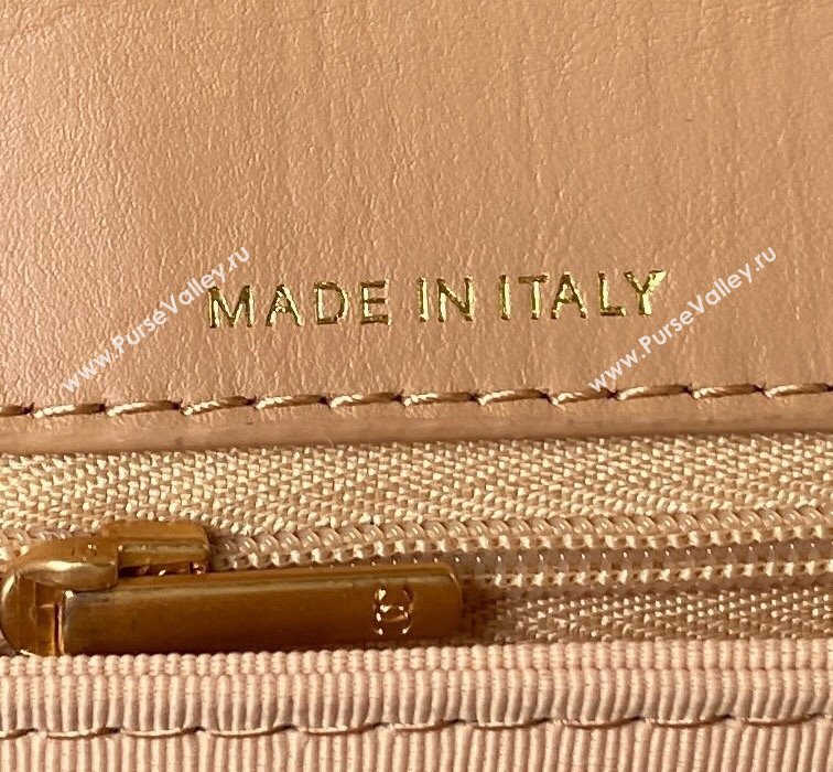 Chanel Crinkled Calfskin Mini Flap Bag AP3572 Brown 2023 (jiyuan-23111718)