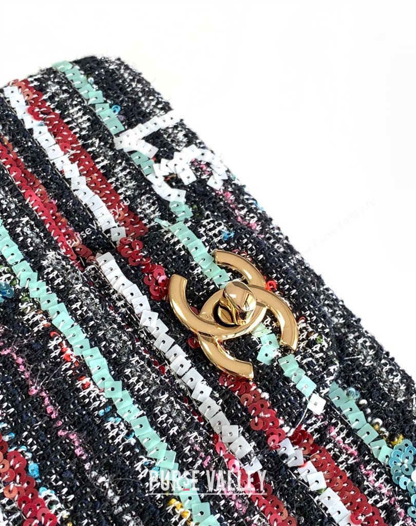 Chanel Sequin Mini Flap Bag Cruise 2023 (jiyuan-23111611)