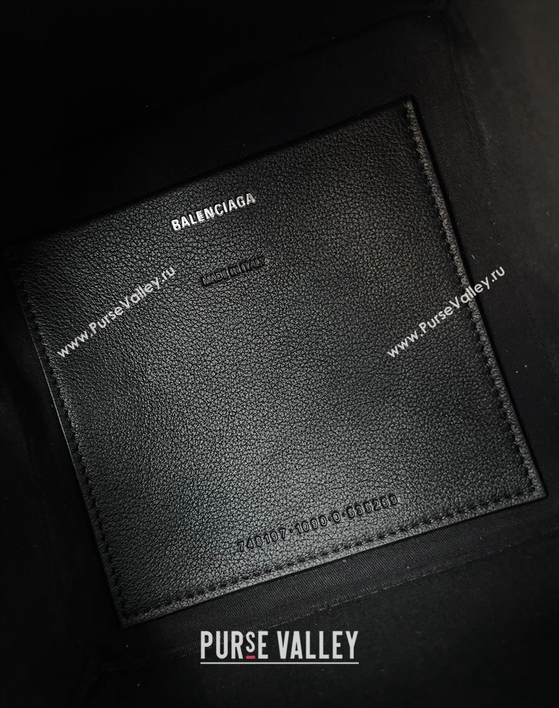 Balenciaga Small 4x4 Leather Top Handle Bag In Black 2023 (jiche-23112031)
