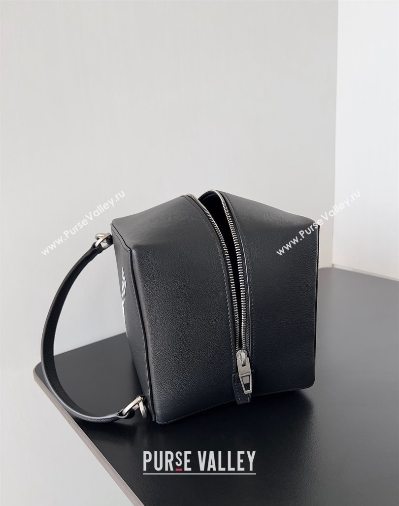 Balenciaga Small 4x4 Leather Top Handle Bag In Black 2023 (jiche-23112031)