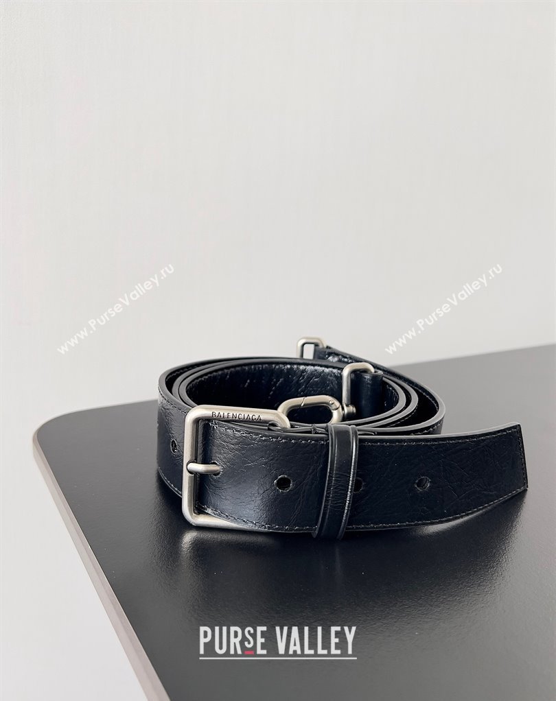 Balenciaga BB Soft Large Flap Bag in peach calfskin Black/Silver 2023 (jiche-23111711)