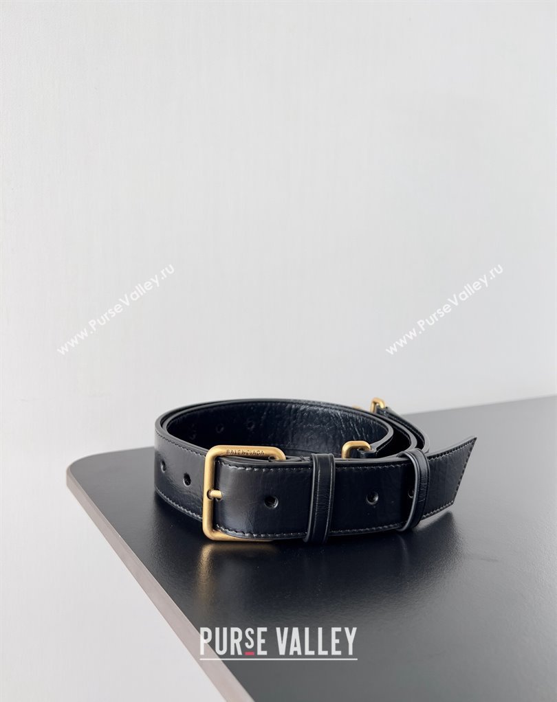 Balenciaga BB Soft Large Flap Bag in peach calfskin Black/Gold 2023 (jiche-23111710)