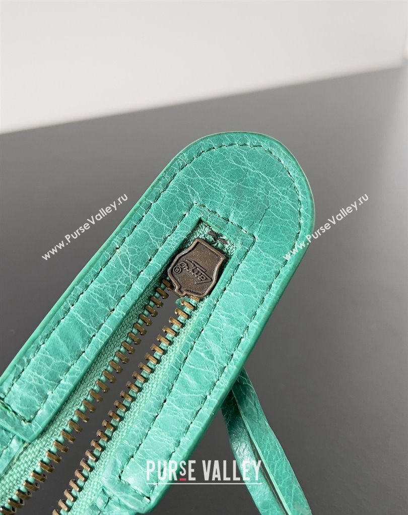 Balenciaga Classic City Large Handbag in Arena Lambskin Green (jiche-23111824)