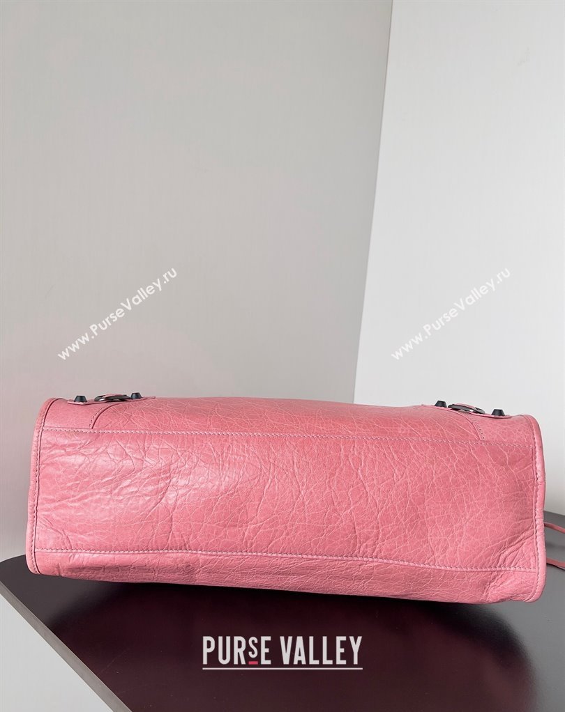 Balenciaga Classic City Large Handbag in Arena Lambskin Pink (jiche-23111828)