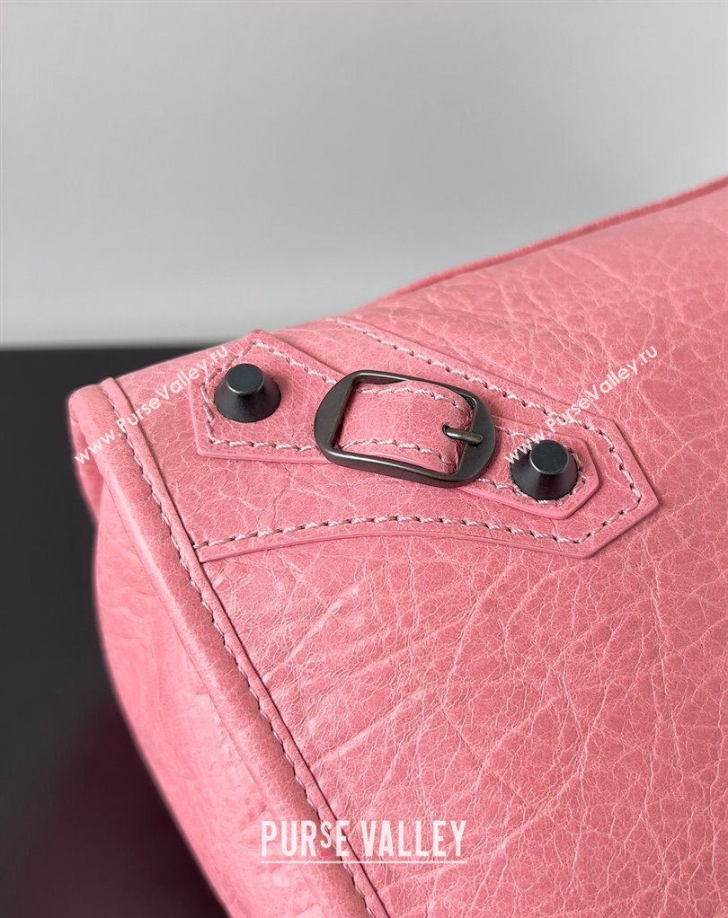 Balenciaga Classic City Large Handbag in Arena Lambskin Pink (jiche-23111828)