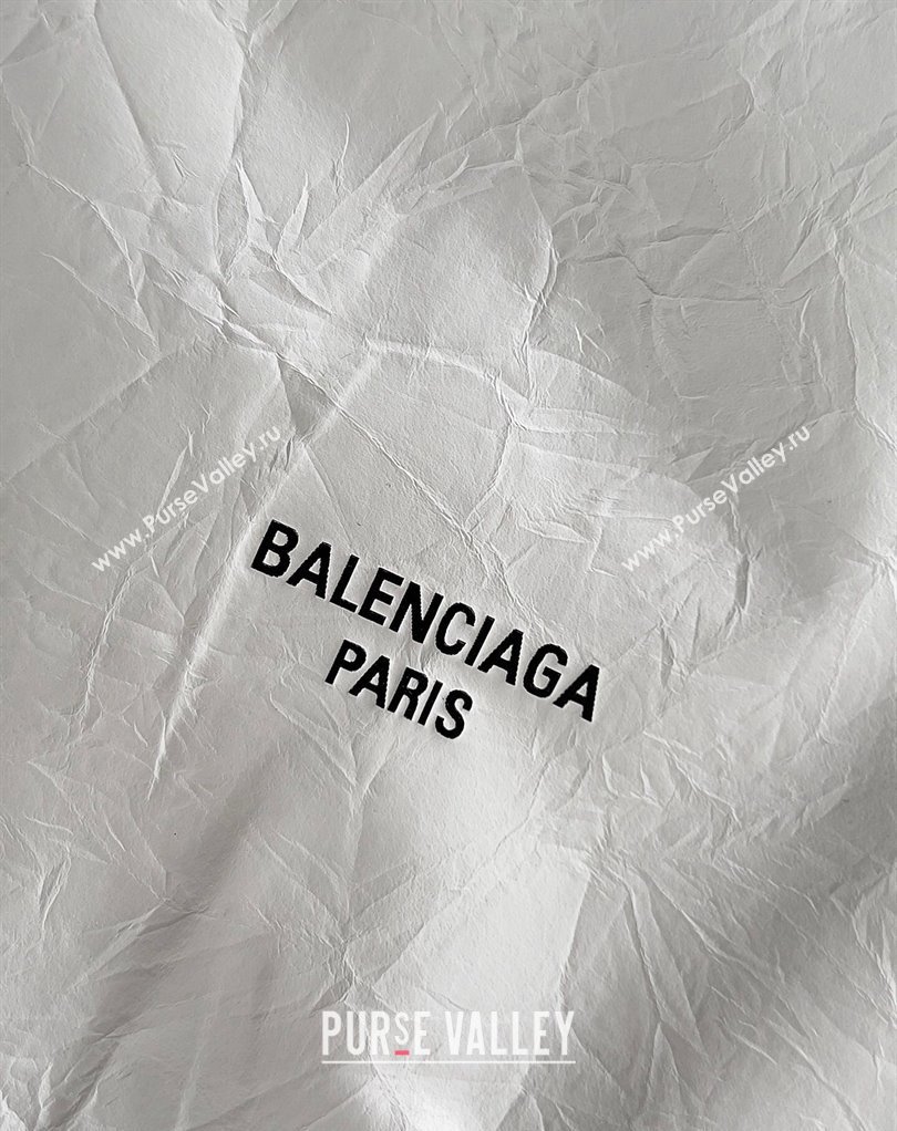 Balenciaga Crush Medium Tote Bag in crushed calfskin White 2023 (jiche-23111841)