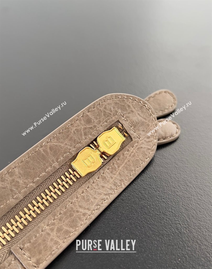 Balenciaga Classic City Large Handbag with Spiral Hardware in Arena Lambskin Camel/Gold (jiche-23112013)