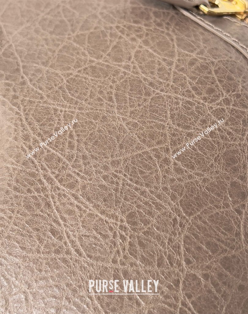 Balenciaga Classic City Large Handbag with Spiral Hardware in Arena Lambskin Camel/Gold (jiche-23112013)