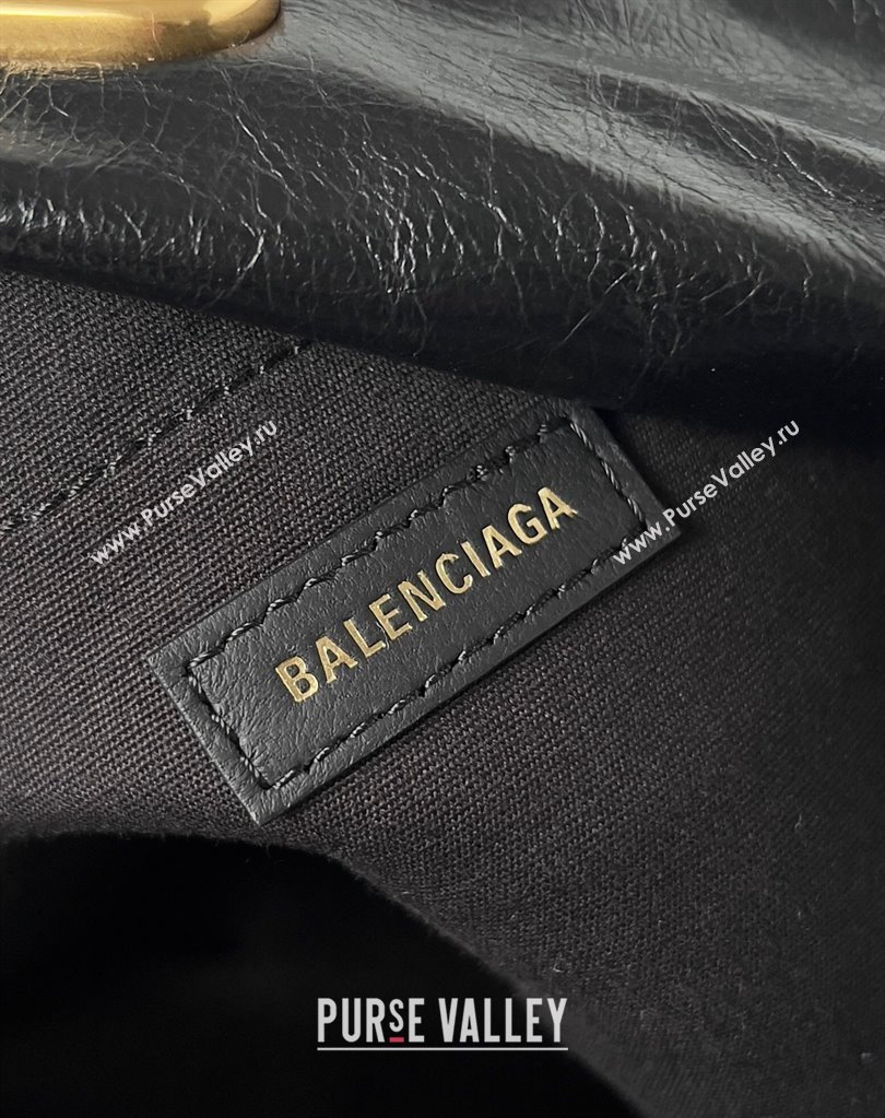 Balenciaga Superbusy Small Sling Bag in Arena calfskin White 2023 (jiche-23111803)