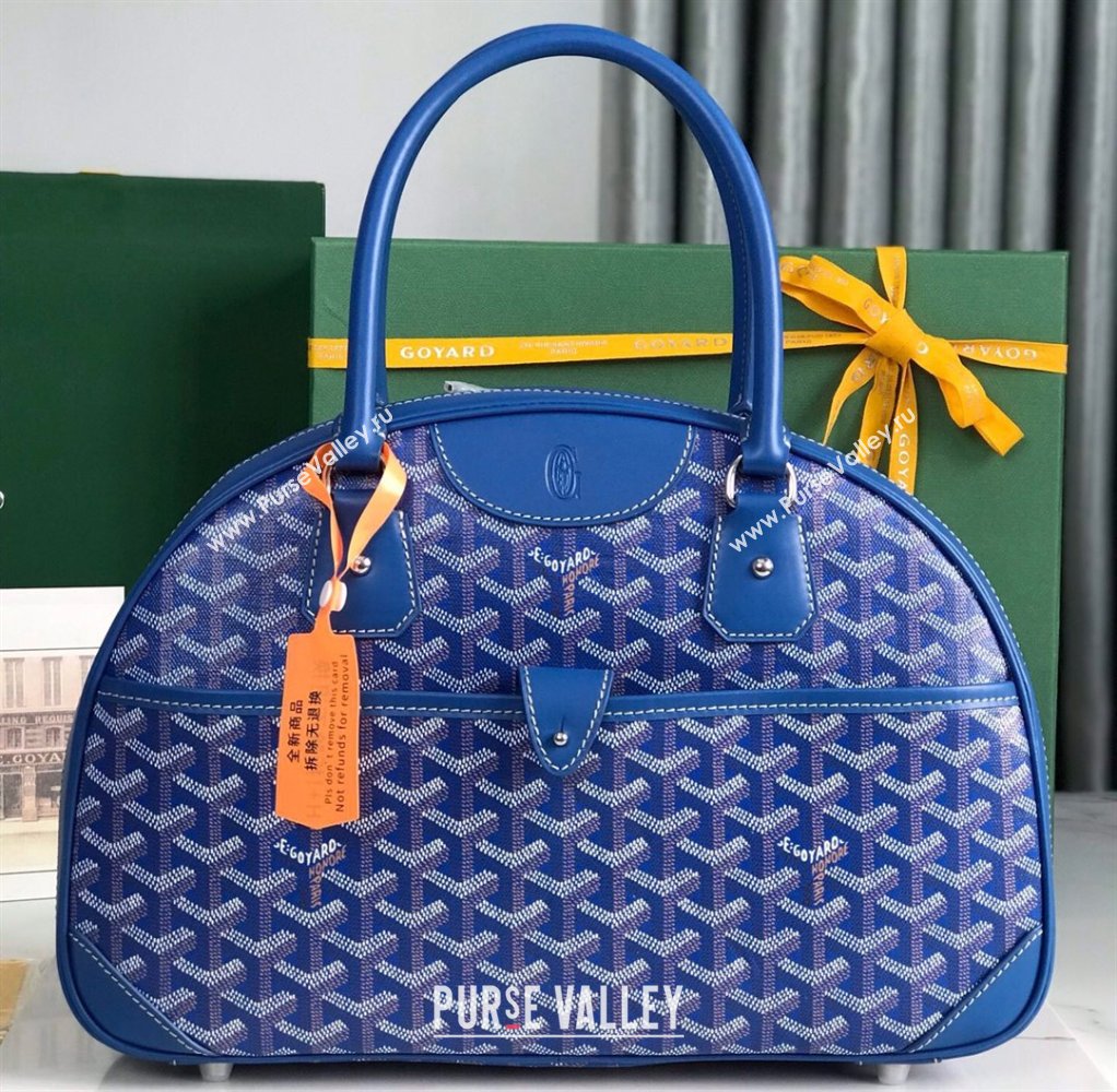Goyard Saint Jeanne MM Bowling Bag Blue (xinyidai-23112001)