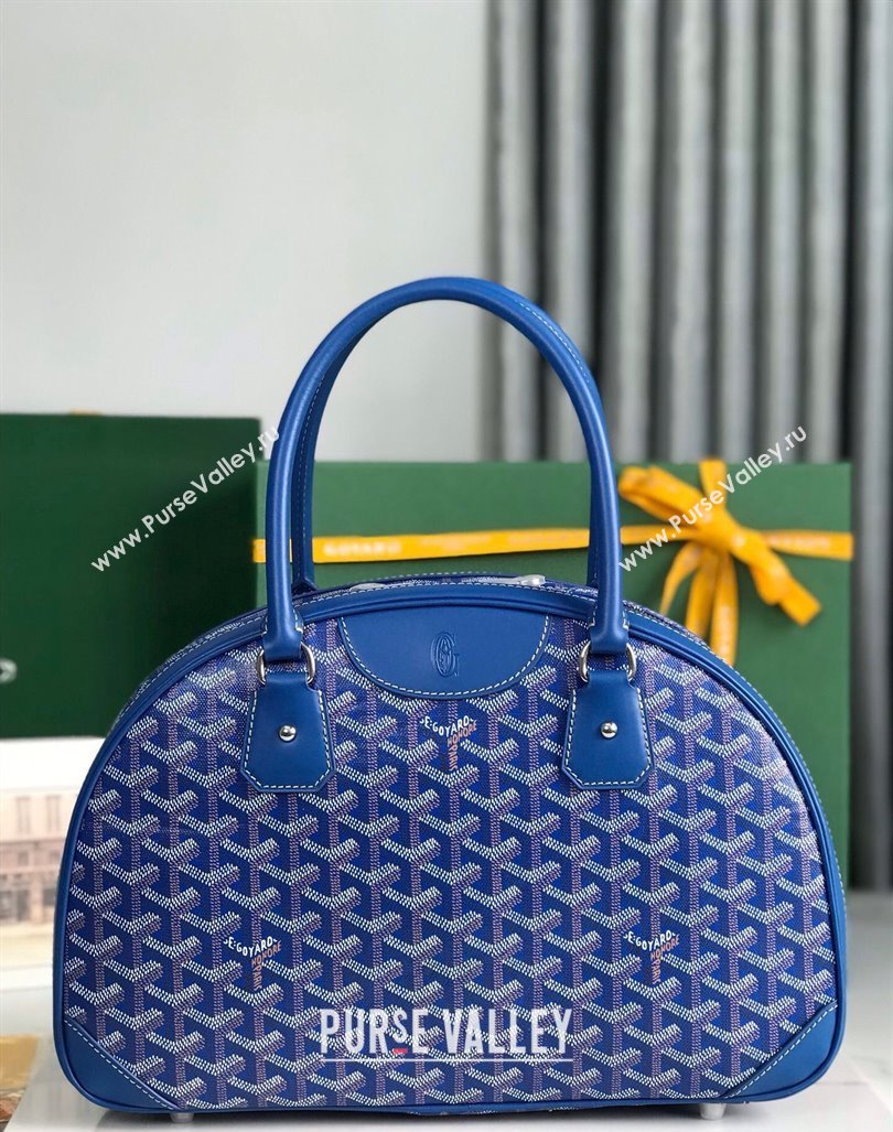Goyard Saint Jeanne MM Bowling Bag Blue (xinyidai-23112001)