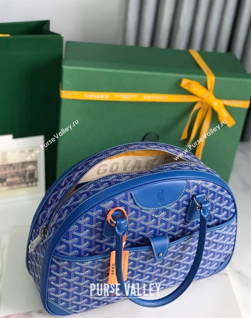 Goyard Saint Jeanne MM Bowling Bag Blue (xinyidai-23112001)