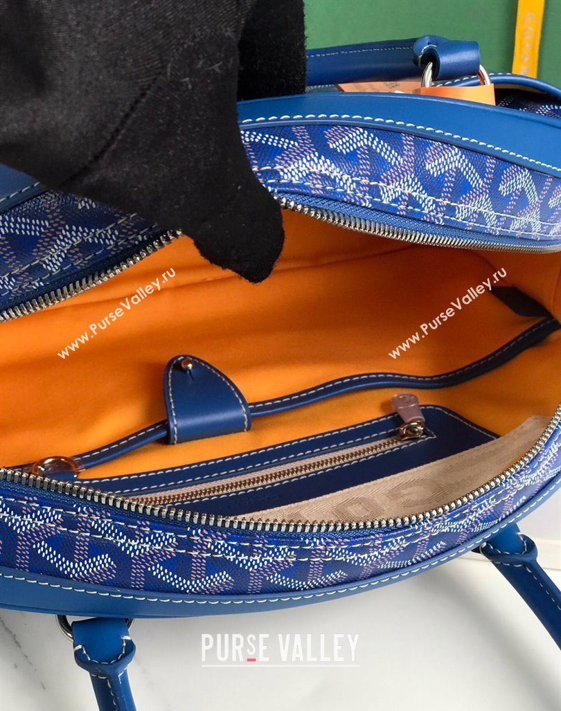 Goyard Saint Jeanne MM Bowling Bag Blue (xinyidai-23112001)