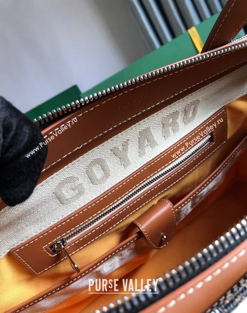 Goyard Okinawa Sac Marie Galante MM Tote bag Brown (xinyidai-23112402)