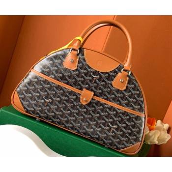 Goyard Saint Jeanne MM Bowling Bag Brown (zhang-23112003)