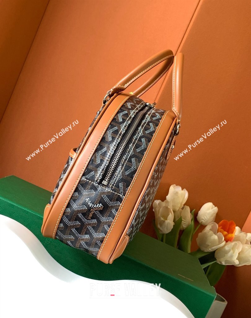 Goyard Saint Jeanne MM Bowling Bag Brown (zhang-23112003)