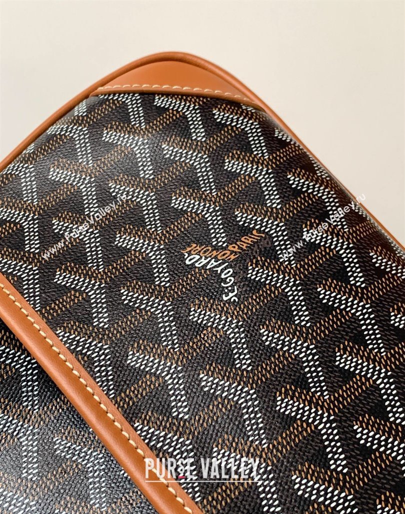 Goyard Saint Jeanne MM Bowling Bag Brown (zhang-23112003)
