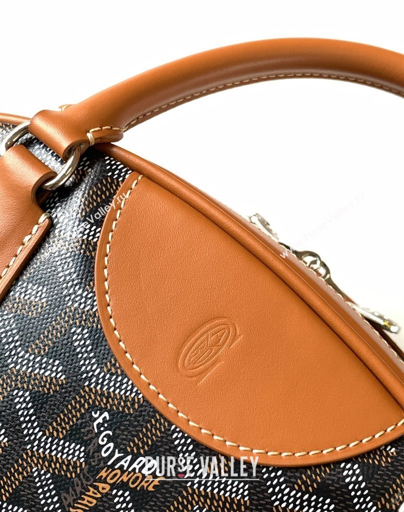 Goyard Saint Jeanne MM Bowling Bag Brown (zhang-23112003)