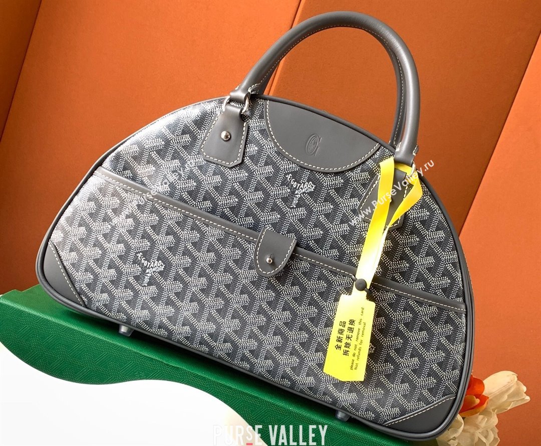 Goyard Saint Jeanne MM Bowling Bag Gray (zhang-23112005)