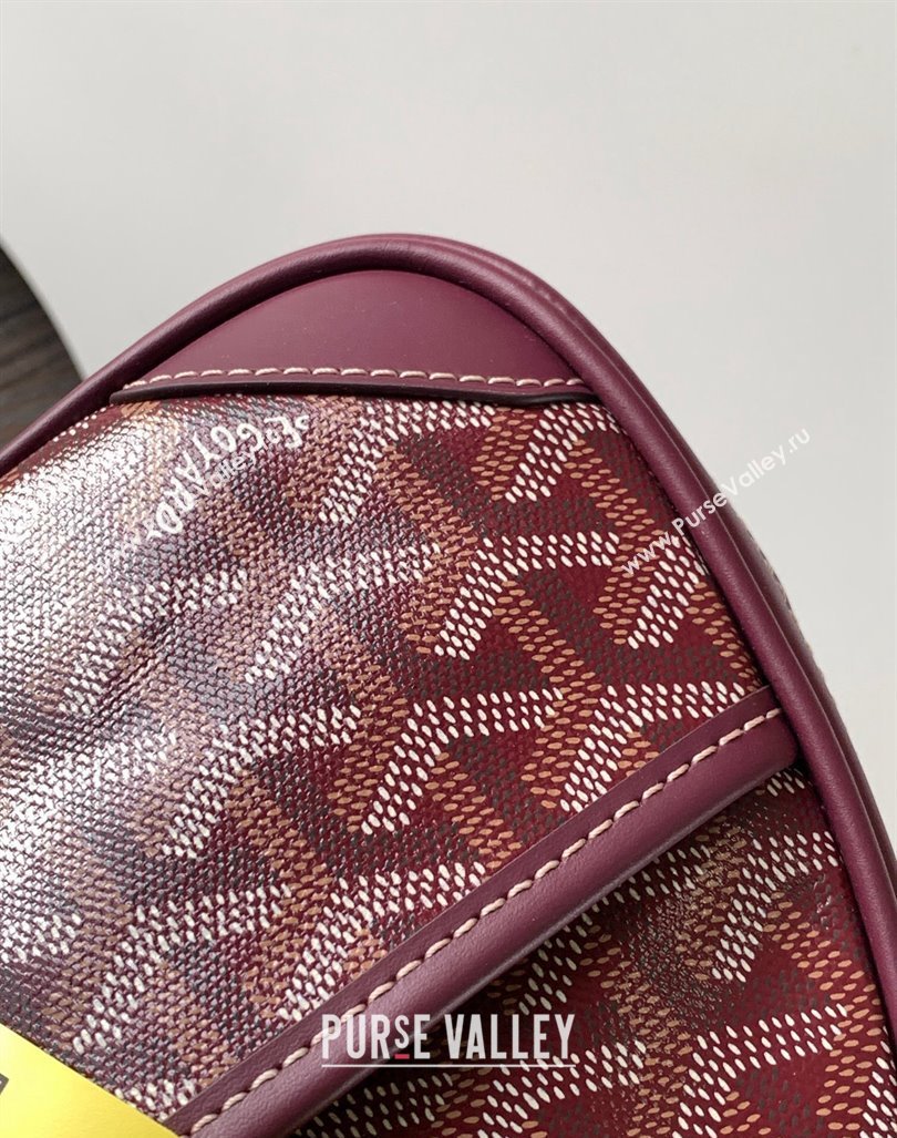 Goyard Saint Jeanne MM Bowling Bag Burgundy (zhang-23112004)
