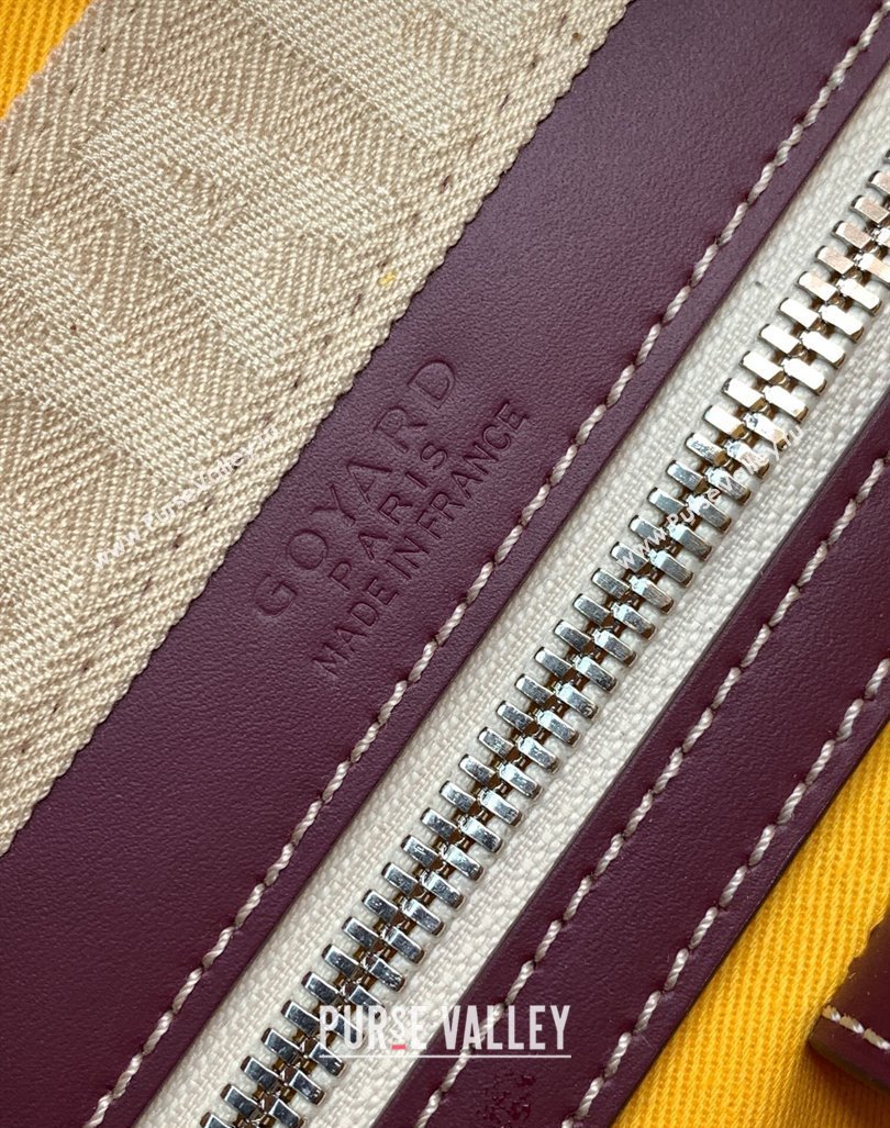 Goyard Saint Jeanne MM Bowling Bag Burgundy (zhang-23112004)