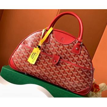 Goyard Saint Jeanne MM Bowling Bag Red (zhang-23112007)