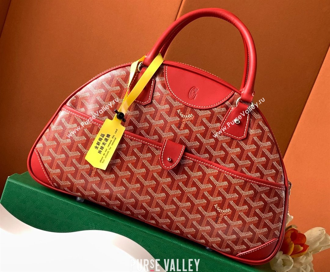 Goyard Saint Jeanne MM Bowling Bag Red (zhang-23112007)