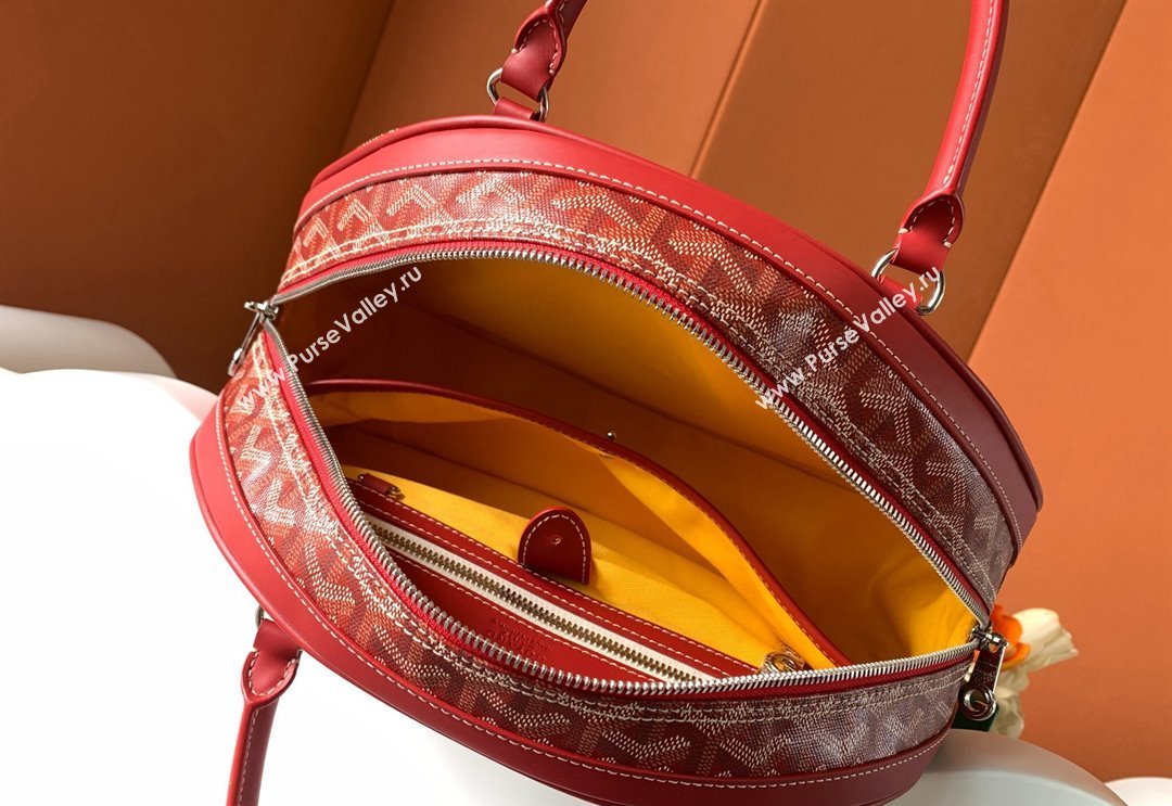 Goyard Saint Jeanne MM Bowling Bag Red (zhang-23112007)