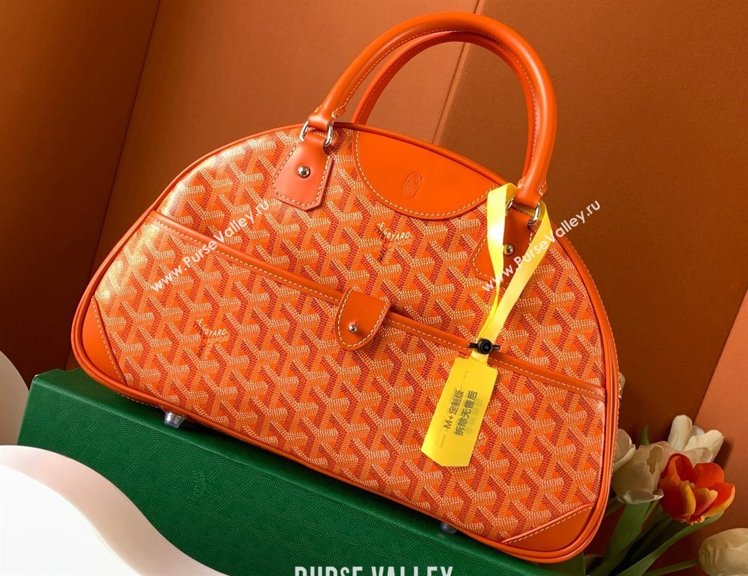 Goyard Saint Jeanne MM Bowling Bag Orange (zhang-23112008)