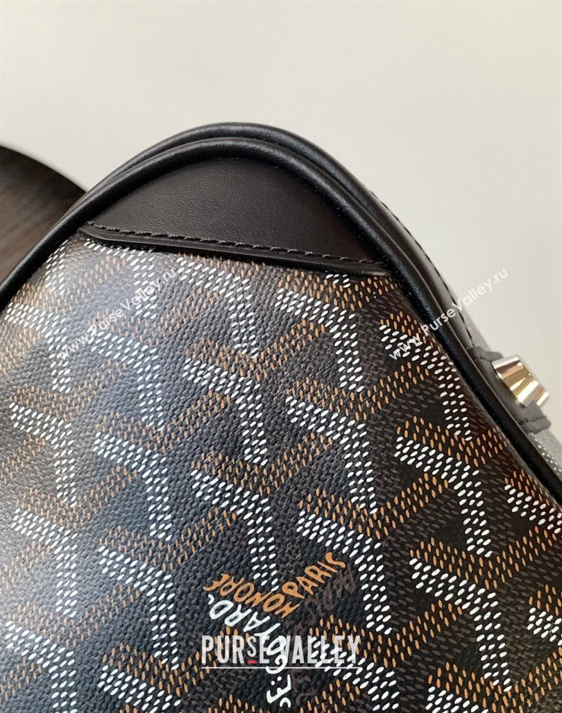 Goyard Saint Jeanne MM Bowling Bag Black (zhang-23112001)