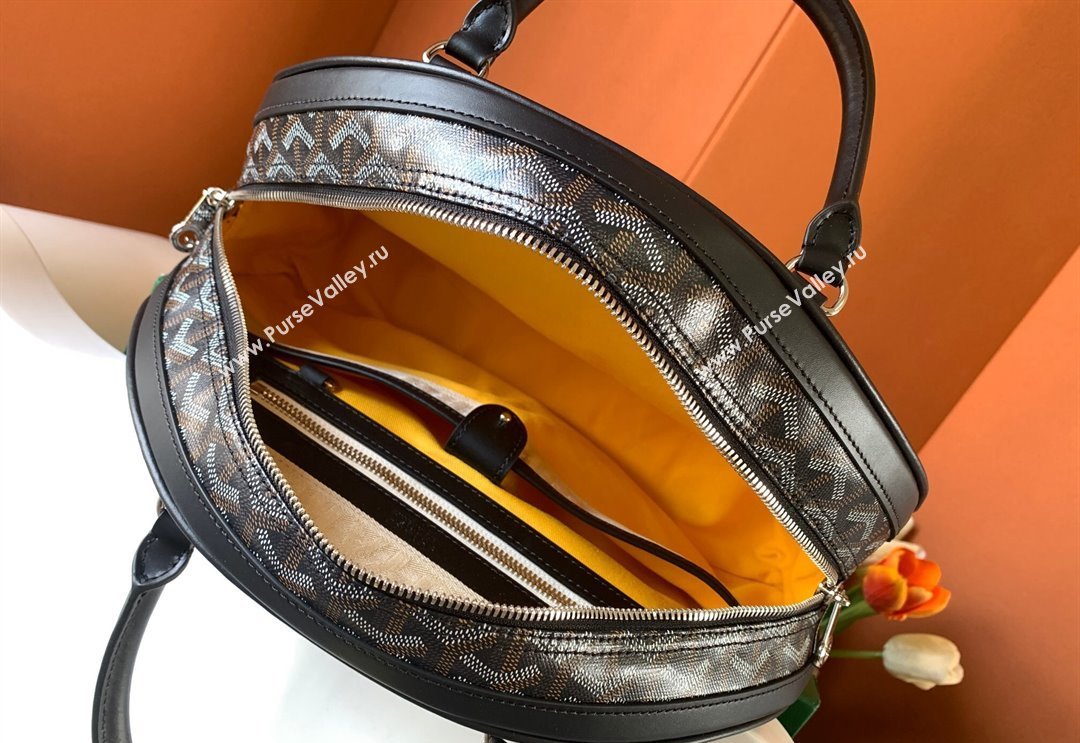 Goyard Saint Jeanne MM Bowling Bag Black (zhang-23112001)