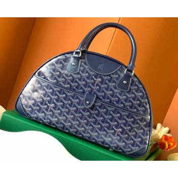 Goyard Saint Jeanne MM Bowling Bag Dark Blue (zhang-23112002)