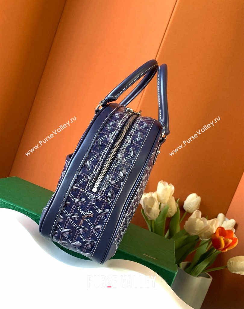 Goyard Saint Jeanne MM Bowling Bag Dark Blue (zhang-23112002)