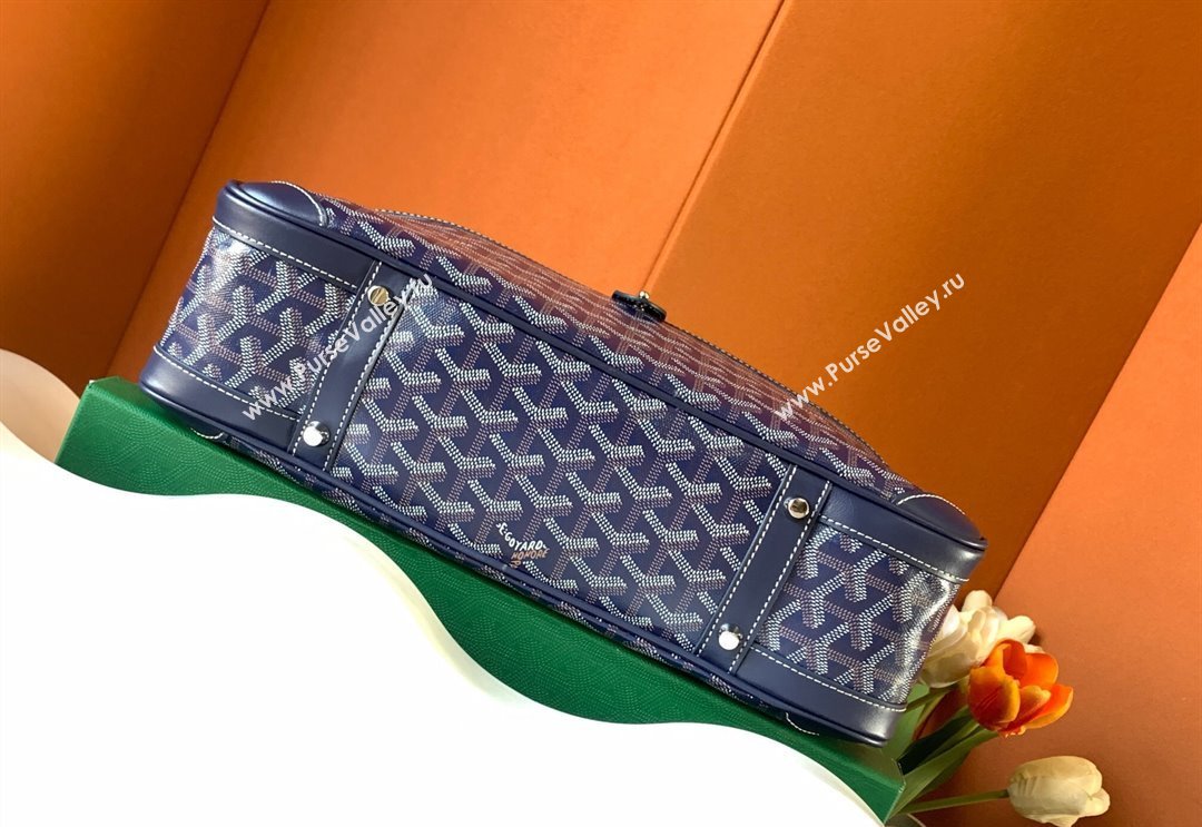Goyard Saint Jeanne MM Bowling Bag Dark Blue (zhang-23112002)