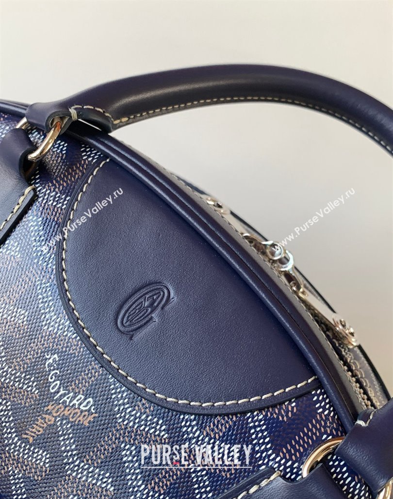 Goyard Saint Jeanne MM Bowling Bag Dark Blue (zhang-23112002)