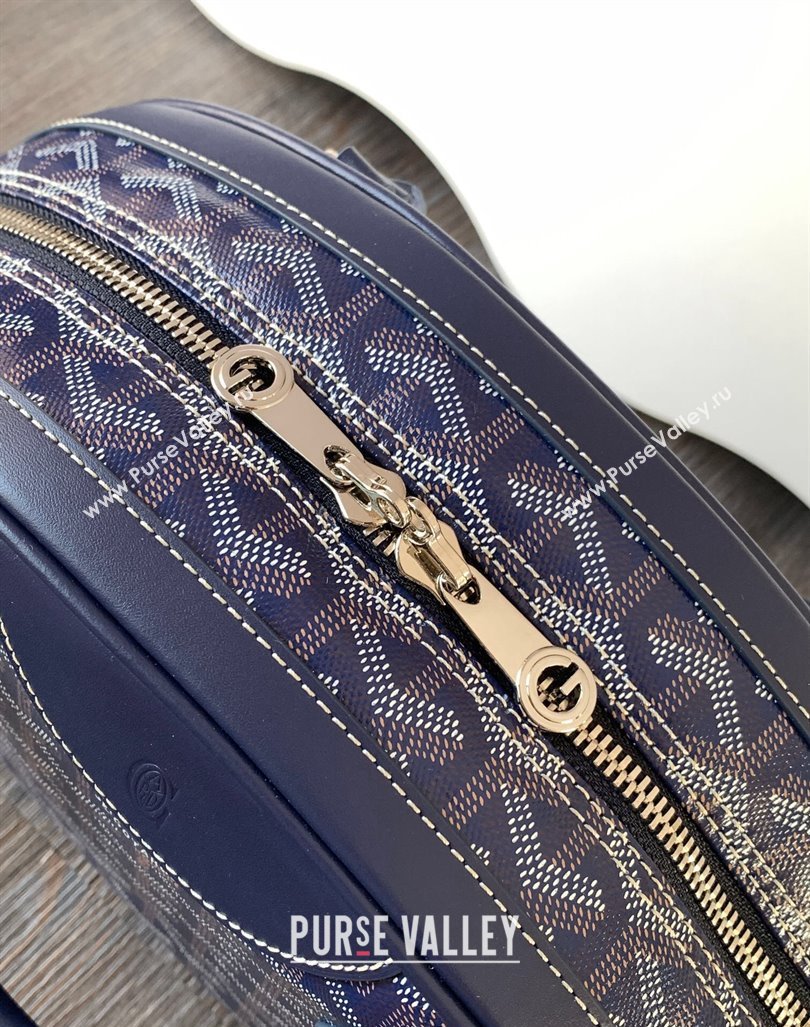 Goyard Saint Jeanne MM Bowling Bag Dark Blue (zhang-23112002)