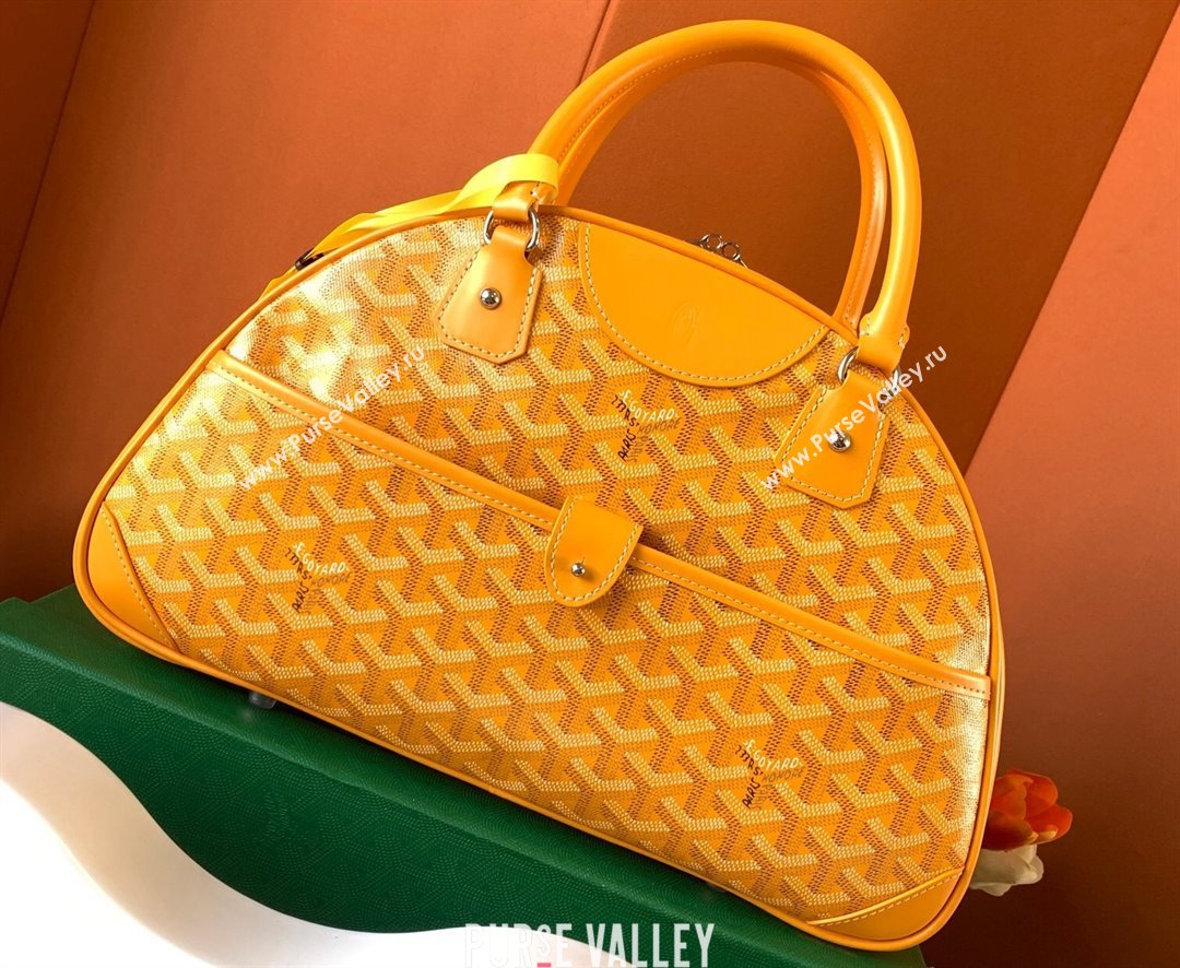 Goyard Saint Jeanne MM Bowling Bag Yellow (zhang-23112009)