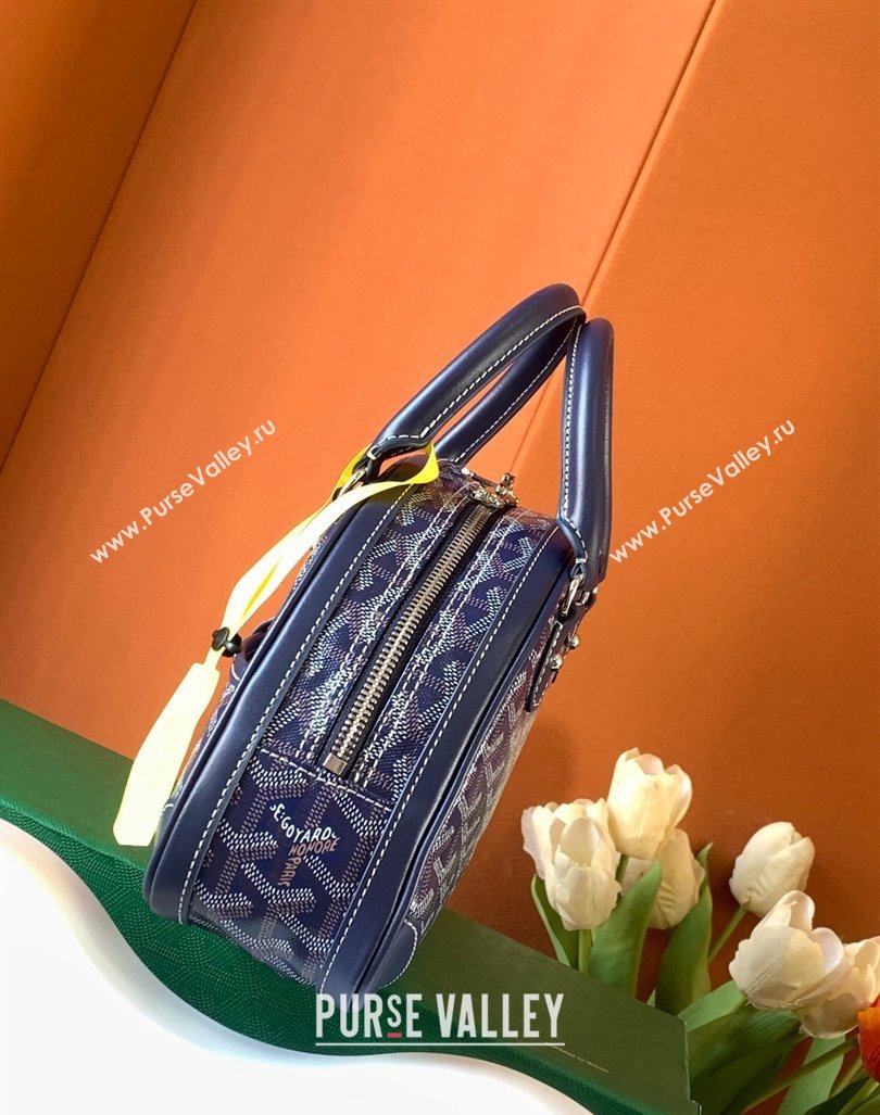 Goyard Saint Jeanne PM Bowling Bag Dark Blue (zhang-23112013)