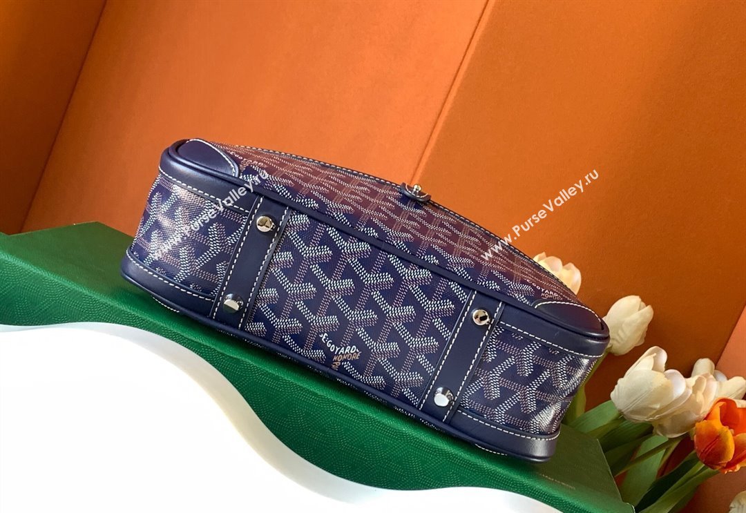 Goyard Saint Jeanne PM Bowling Bag Dark Blue (zhang-23112013)