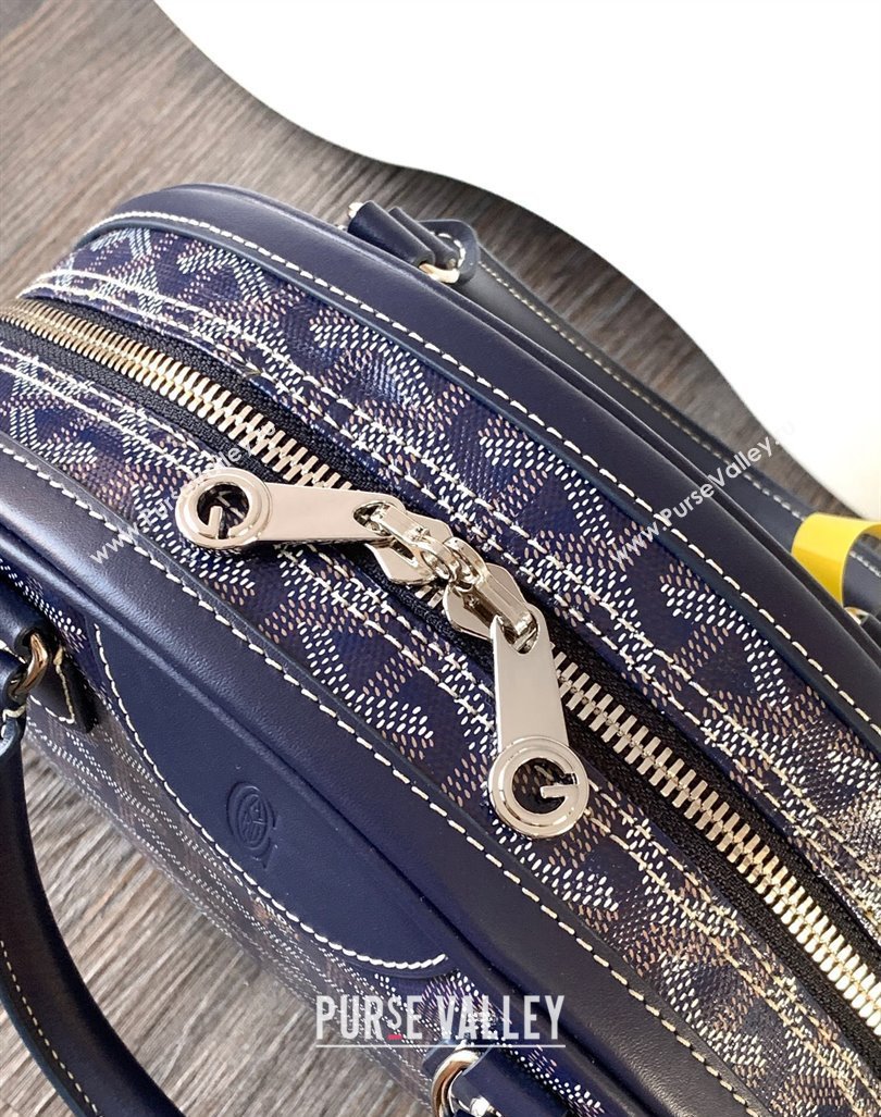 Goyard Saint Jeanne PM Bowling Bag Dark Blue (zhang-23112013)