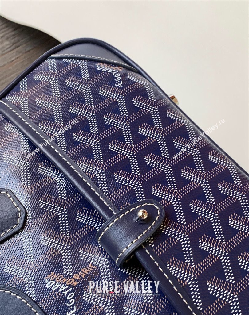 Goyard Saint Jeanne PM Bowling Bag Dark Blue (zhang-23112013)