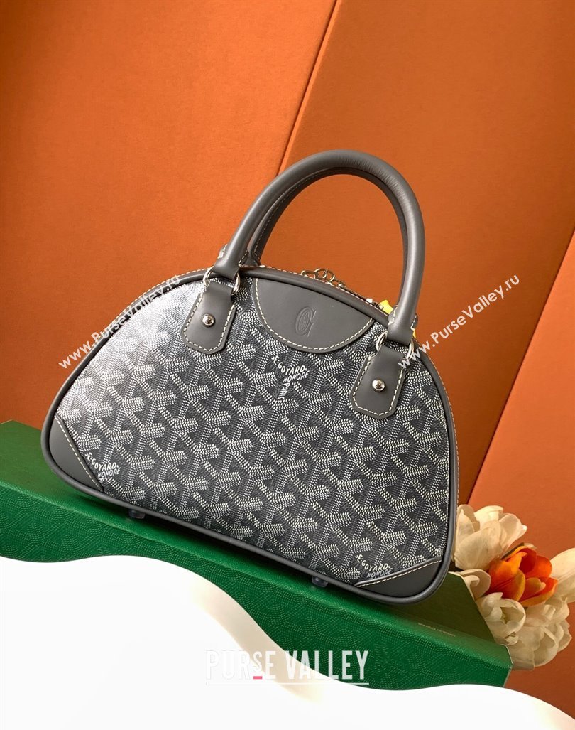 Goyard Saint Jeanne PM Bowling Bag Gray (zhang-23112016)
