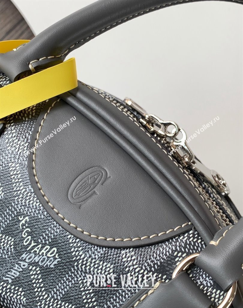 Goyard Saint Jeanne PM Bowling Bag Gray (zhang-23112016)