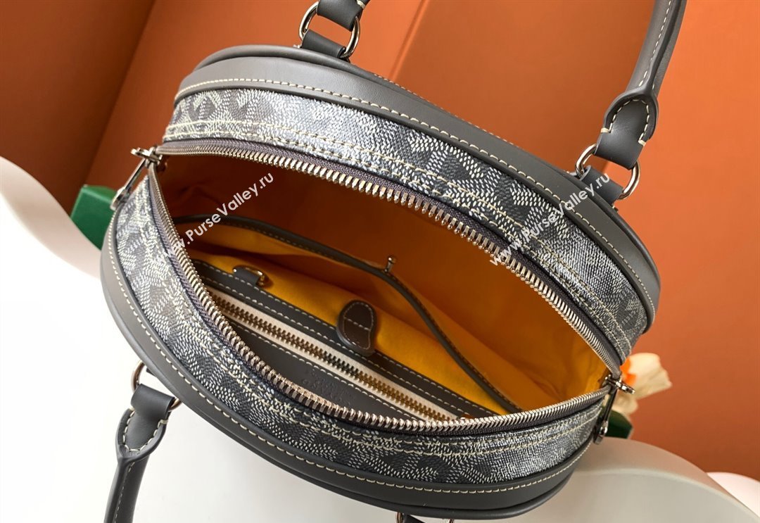 Goyard Saint Jeanne PM Bowling Bag Gray (zhang-23112016)