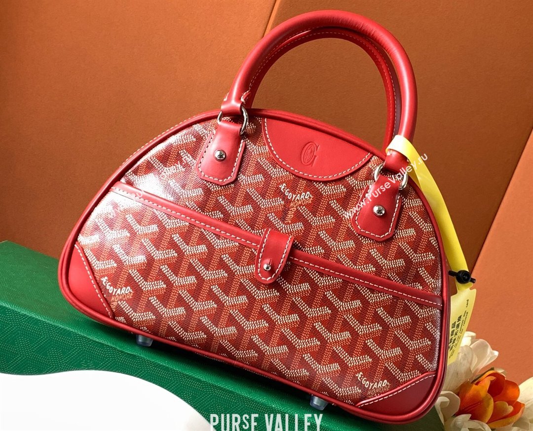 Goyard Saint Jeanne PM Bowling Bag Red (zhang-23112021)